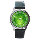 Pagan Mandala Seamless Tileable Round Metal Watch Front