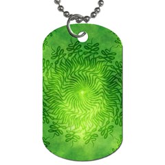 Pagan Mandala Seamless Tileable Dog Tag (one Side) by Wegoenart