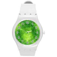 Pagan Mandala Seamless Tileable Round Plastic Sport Watch (m) by Wegoenart