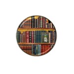 Books Library Bookshelf Bookshop Hat Clip Ball Marker Front