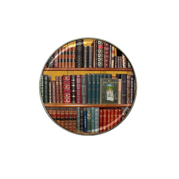 Books Library Bookshelf Bookshop Hat Clip Ball Marker