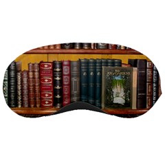 Books Library Bookshelf Bookshop Sleeping Mask by Wegoenart