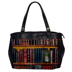 Books Library Bookshelf Bookshop Oversize Office Handbag by Wegoenart