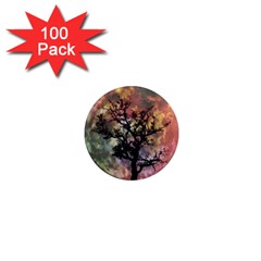 Full Moon Silhouette Tree Night 1  Mini Magnets (100 Pack)  by Wegoenart