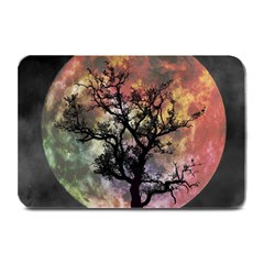 Full Moon Silhouette Tree Night Plate Mats by Wegoenart