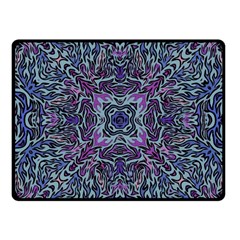 Pattern Fire Purple Repeating Fleece Blanket (small) by Wegoenart