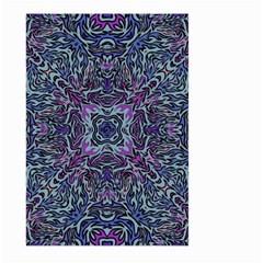 Pattern Fire Purple Repeating Large Garden Flag (two Sides) by Wegoenart