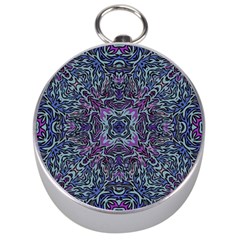 Pattern Fire Purple Repeating Silver Compasses by Wegoenart