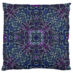 Pattern Fire Purple Repeating Large Flano Cushion Case (one Side) by Wegoenart