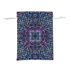 Pattern Fire Purple Repeating Lightweight Drawstring Pouch (m)