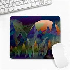 Mountains Abstract Mountain Range Large Mousepads by Wegoenart