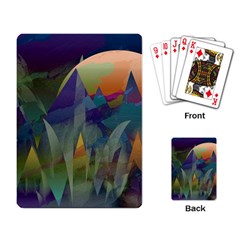 Mountains Abstract Mountain Range Playing Cards Single Design (rectangle) by Wegoenart