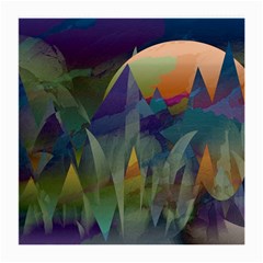 Mountains Abstract Mountain Range Medium Glasses Cloth by Wegoenart