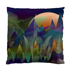 Mountains Abstract Mountain Range Standard Cushion Case (two Sides) by Wegoenart