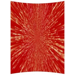 Rays Pattern Center Abstract Red White Back Support Cushion by Wegoenart