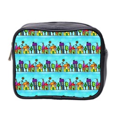 Seamless Repeating Tiling Tileable Mini Toiletries Bag (two Sides) by Wegoenart