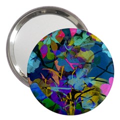 Flowers Abstract Branches 3  Handbag Mirrors by Wegoenart