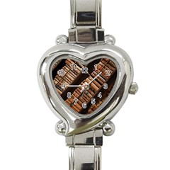 Books Bookshelf Classic Collection Heart Italian Charm Watch by Wegoenart