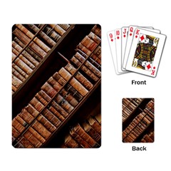 Books Bookshelf Classic Collection Playing Cards Single Design (rectangle)