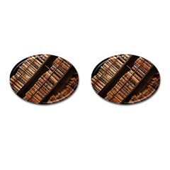 Books Bookshelf Classic Collection Cufflinks (oval)