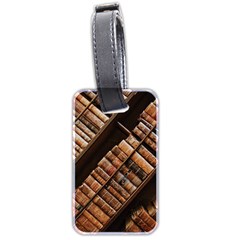 Books Bookshelf Classic Collection Luggage Tag (two Sides) by Wegoenart