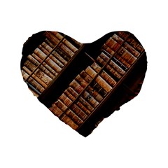 Books Bookshelf Classic Collection Standard 16  Premium Heart Shape Cushions