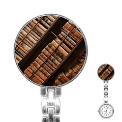 Books Bookshelf Classic Collection Stainless Steel Nurses Watch by Wegoenart