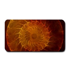 Orange Warm Hues Fractal Chaos Medium Bar Mats by Wegoenart