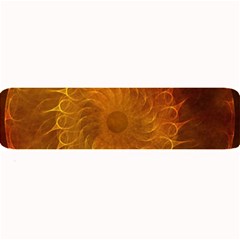 Orange Warm Hues Fractal Chaos Large Bar Mats by Wegoenart