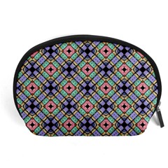 Pattern Wallpaper Background Abstract Geometry Accessory Pouch (large)