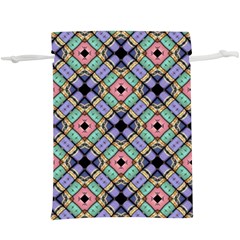 Pattern Wallpaper Background Abstract Geometry  Lightweight Drawstring Pouch (xl)