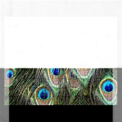 Peacock Feathers Peacock Bird Rectangular Jigsaw Puzzl