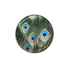 Peacock Feathers Peacock Bird Hat Clip Ball Marker (4 Pack) by Wegoenart