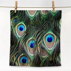 Peacock Feathers Peacock Bird Face Towel