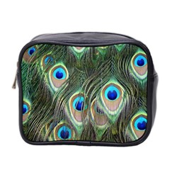 Peacock Feathers Peacock Bird Mini Toiletries Bag (Two Sides)