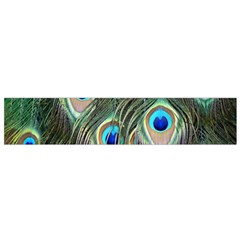 Peacock Feathers Peacock Bird Small Flano Scarf