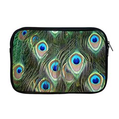 Peacock Feathers Peacock Bird Apple Macbook Pro 17  Zipper Case by Wegoenart