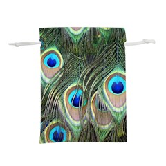 Peacock Feathers Peacock Bird Lightweight Drawstring Pouch (s)