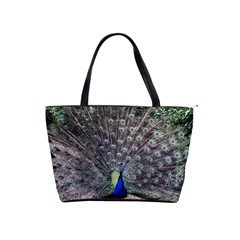 Peacock Bird Feather Plumage Green Classic Shoulder Handbag by Wegoenart