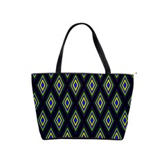 Colorful Diamonds Variation 2 Classic Shoulder Handbag by bloomingvinedesign