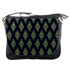 Colorful Diamonds Variation 2 Messenger Bag by bloomingvinedesign