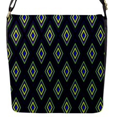 Colorful Diamonds Variation 2 Flap Closure Messenger Bag (s) by bloomingvinedesign