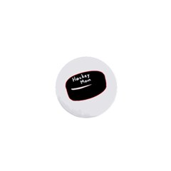 Hockey Mom Puck 1  Mini Button