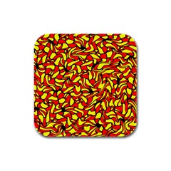 Rby 25 Rubber Square Coaster (4 Pack)  by ArtworkByPatrick