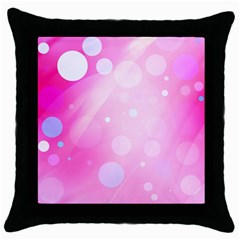 Playful Throw Pillow Case (black) by designsbyamerianna