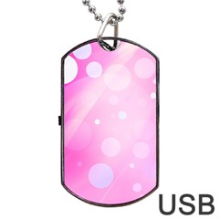 Playful Dog Tag Usb Flash (one Side) by designsbyamerianna