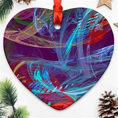 Neonchaos Heart Ornament (two Sides) by designsbyamerianna