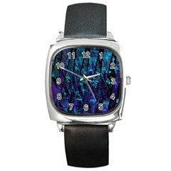 Who Broke The 80s Square Metal Watch by designsbyamerianna