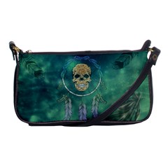 Dreamcatcher With Skull Shoulder Clutch Bag by FantasyWorld7