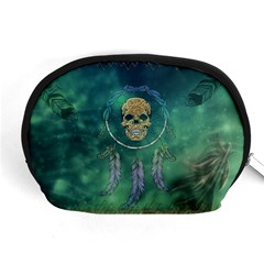 Dreamcatcher With Skull Accessory Pouch (medium) by FantasyWorld7